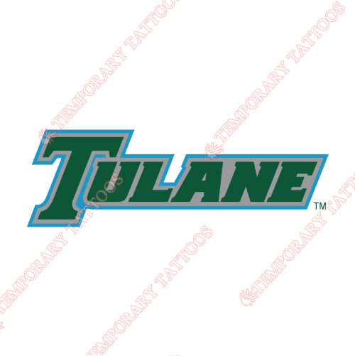 Tulane Green Wave Customize Temporary Tattoos Stickers NO.6604